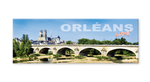 Magnet panoramic view of Orléans