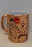 Mug doré Jeanne d'Arc