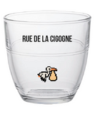 Verres Duralex ''Le Gigogne'' street art MifaMosa