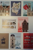 postcards ''Raise High'' Orléans